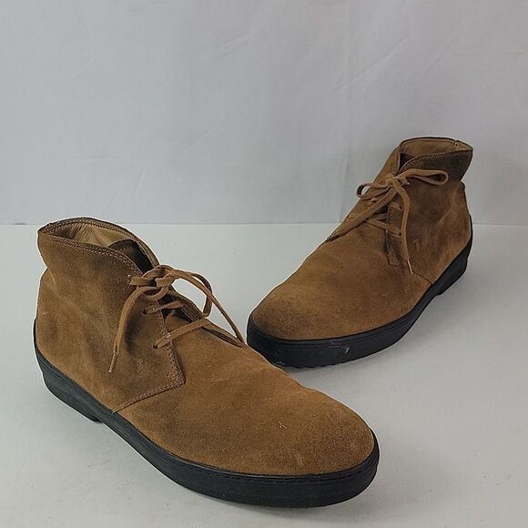 Tod's W. G. Desert Suede Italian Leather Men's Boots - Picture 3 of 16